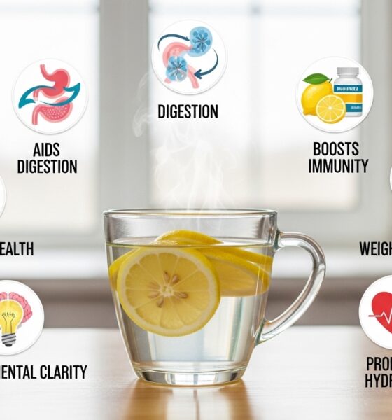 Benefits of Drinking Lemon with Warm Water Daily